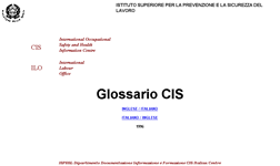 Screenshot di Glossario Italiano Inglese